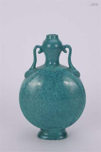 A Chinese Fancy Glaze Porcelain oblate Vase
