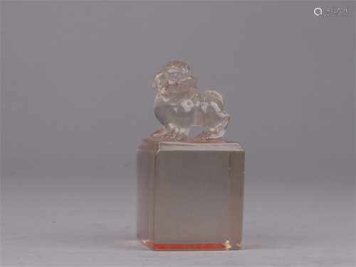 A Chinese Crystal Beast Seal