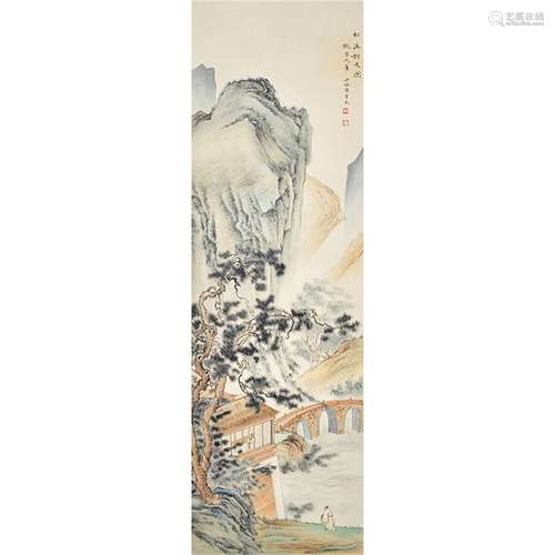 A Chinese Painting Scroll,Chen Shaomei Mark