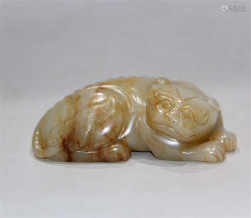 Chinese Carved Hetian Jade Ornament