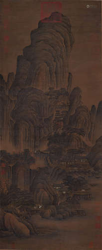 LANDSCAPE BY YAN WEN GUI FROM BEISONG DYNASTY