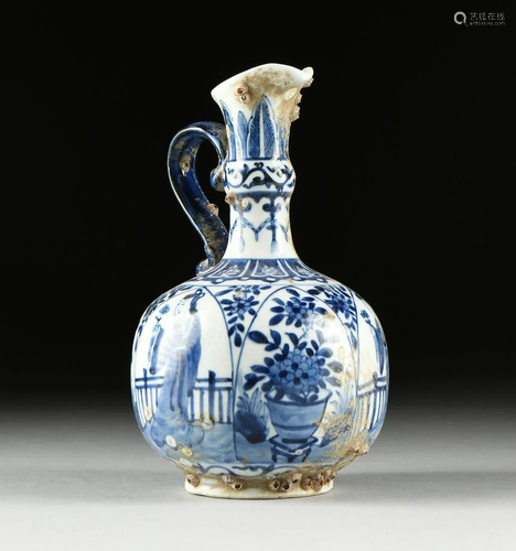 A CHINESE BLUE AND WHITE PORCELAIN …