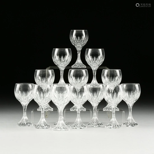 A SET OF FOURTEEN BACCARAT 