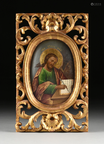 A RUSSIAN ORTHODOX ICON, 