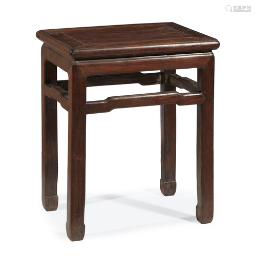 Chinese hardwood side table, 19th century …