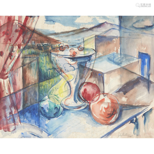 Two Watercolors John Winters (American, 1…