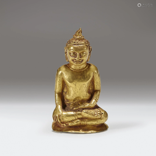 A rare miniature Southeast Asian gold rep…
