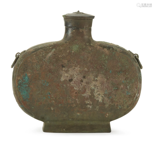 A Chinese archaic bronze vessel and cover, …