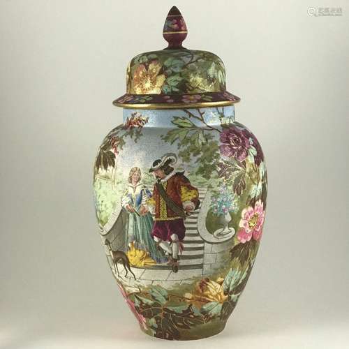 Royal Bonn Jar with Lid