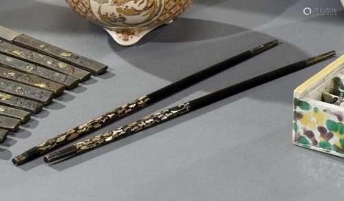 JAPON Epoque EDO (1603 1868) Paire de baguettes in…