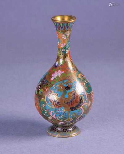 JAPON Epoque MEIJI (1868 1912) Petit vase balustre…