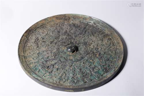 A Chinese Bronze Mirror