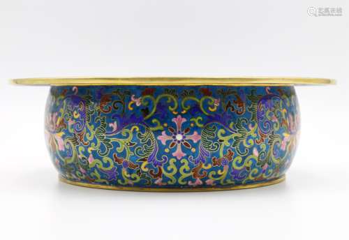 A Chinese Cloisonne Pot
