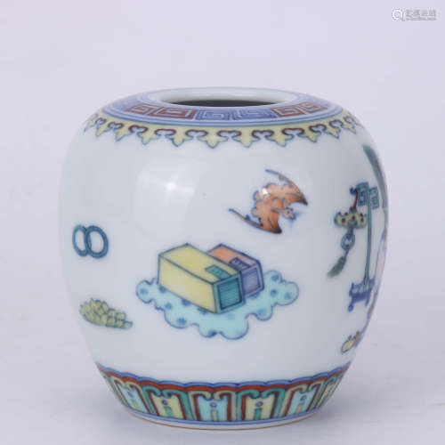A Chinese Doucai Porcelain Water Pot