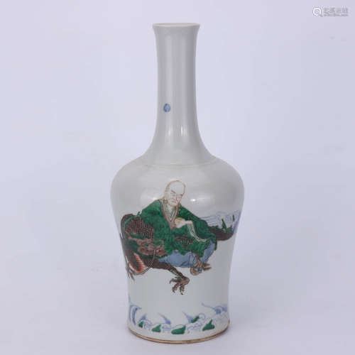 A Chinese Doucai Porcelain Bell-shaped Zun