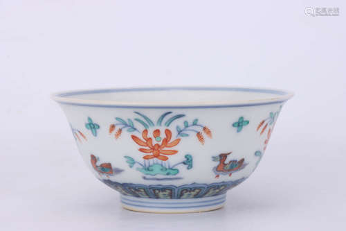 A Chinese Doucai Porcelain Bowl