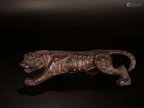 A Chinese Copper Beast Ornament