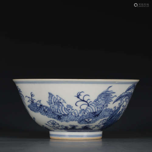 A Chinese Blue and White Porcelain Bowl