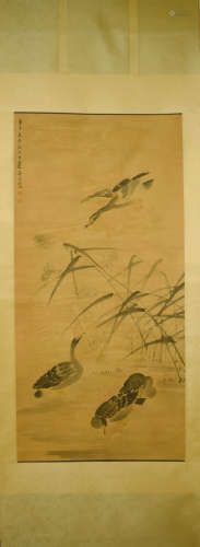 A Chinese Flower&birds Painting