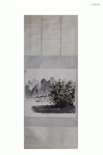 CHINESE LANDSCAPE PAINTING O…