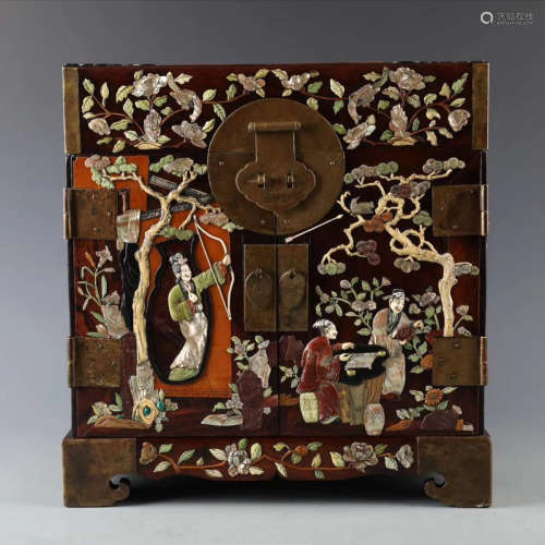 Chinese Early Qing Dynasty Huanghua Wood Box