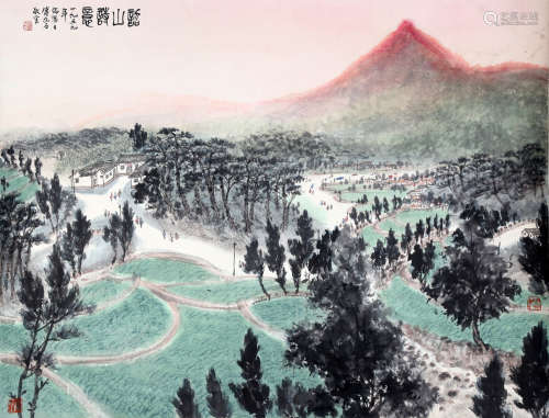 Chinese Landscape Painting - Fu Baoshi