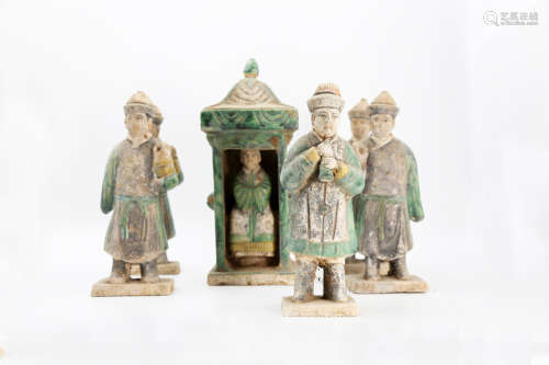 Chinese Ming And Qing Dynasty Pottery Figure