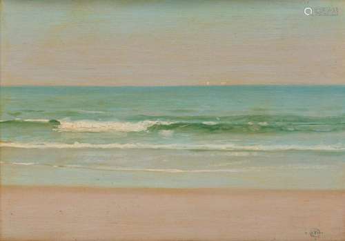 HERMANN DUDLEY MURPHY, (American, 1867-1945), The Surf, oil on artist''s board, 10 x 14 in., frame: 18 3/4 x 22 3/4 in.