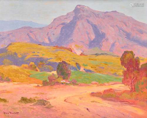 DANA BARTLETT, (American, 1882-1957), California Hills, oil on canvas, 25 x 30 in., frame: 29 1/2 x 34 1/2 in.