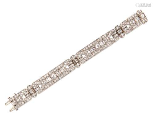 Platinum and Diamond Bracelet