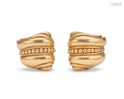 BARRY KIESELSTEIN-CORD 18K Gold Earclips