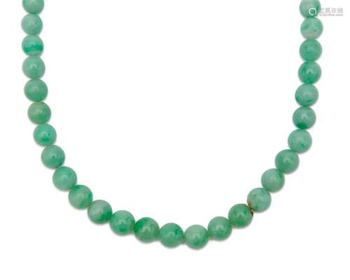 Jadeite Bead Necklace