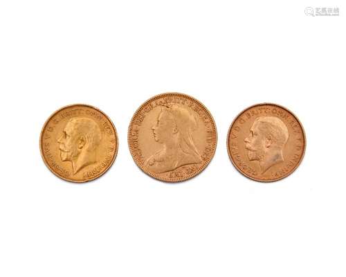 Three Austrian Gold Coins