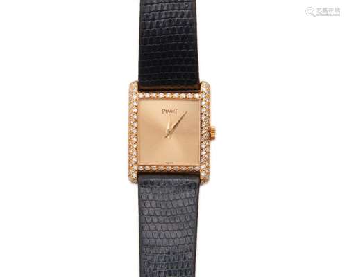 PIAGET 18K Gold and Diamond Wristwatch