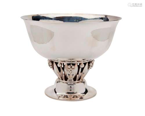 GEORG JENSEN Silver Footed Compote, pattern no. 197A