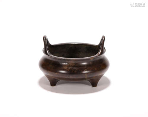 Two Ears Censer from Ming