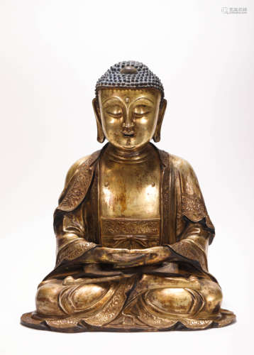 Buddha Sitting Statue from Ming