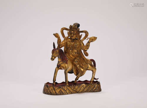 Auspicious Tianmu Statue from Qing