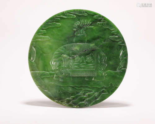 Green Jade Peace from Qing