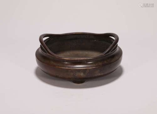 Two Ears Censer from Ming