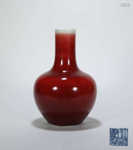 Red Glazed Vese from Qing
