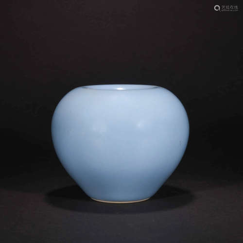 A CHINESE SKUBLUE GLAZED PORCELAIN WIN…