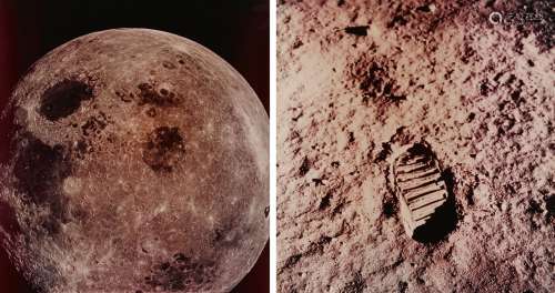 NASAThe Moon, Apollo 8. First Footprint on the Lunar Surface, Apollo 11