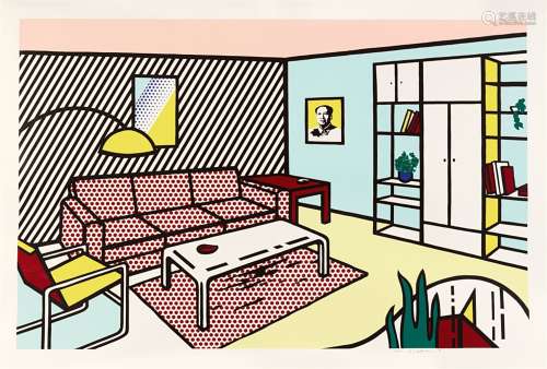 Roy LichtensteinModern room (from the series: Interior series)