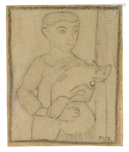 Paula Modersohn-BeckerJunge mit Katze im Arm