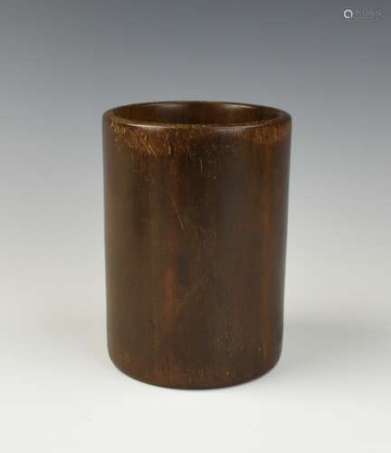 Chinese Rosewood Brushpot, 20th C.