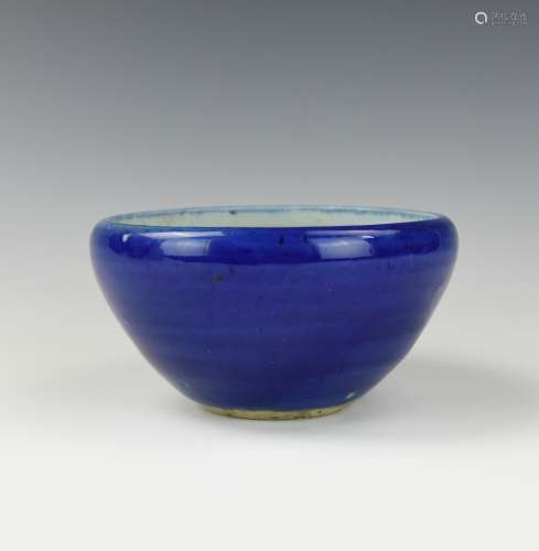 Chinese Blue Glazed Censer, 19th C.