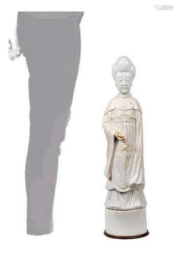 VERY LARGE GUANYIN IN PORCELAIN OF DEHUA \nChina, F…