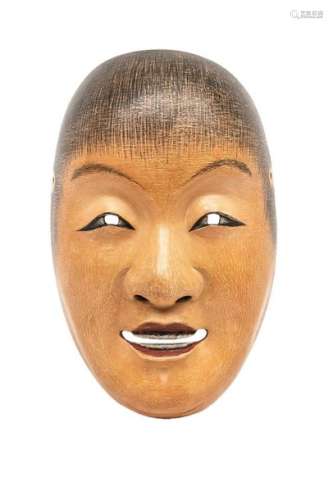 NOH THEATRE MASK WITH THE EFFIGY OF SHOJO \nJapan, …