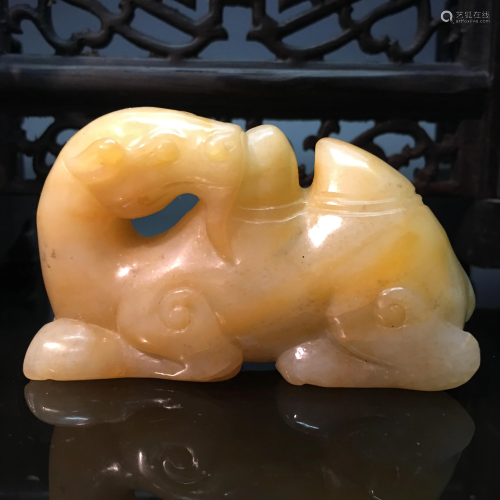 Chinese Hetian Jade Camel Figure